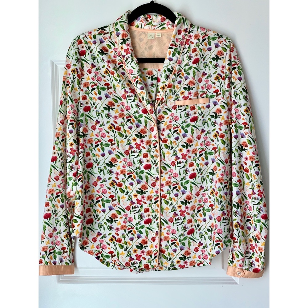 ANTHROPOLOGIE • E by Eloise Floral Pajama Top